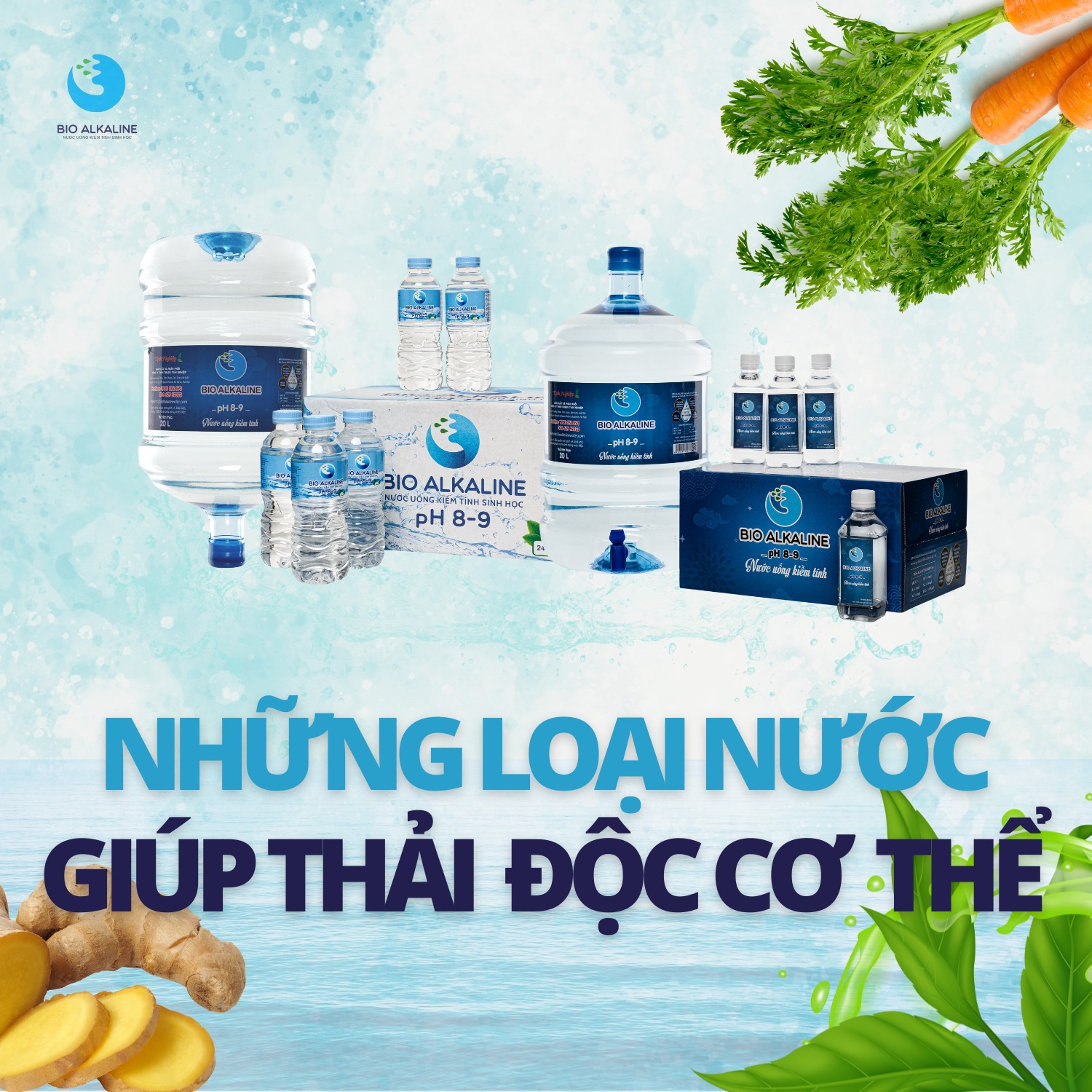 Nước Ion Kiềm Thải Độc Cơ Thể