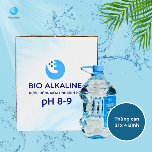 Thùng Bio Alkaline Can 2l x 4